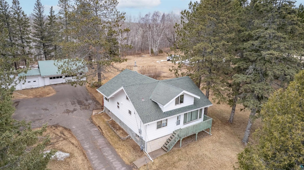 Drone / aerial view with a view of trees