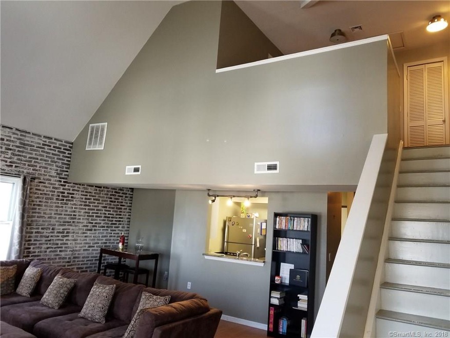 Loft area overlooks living room.