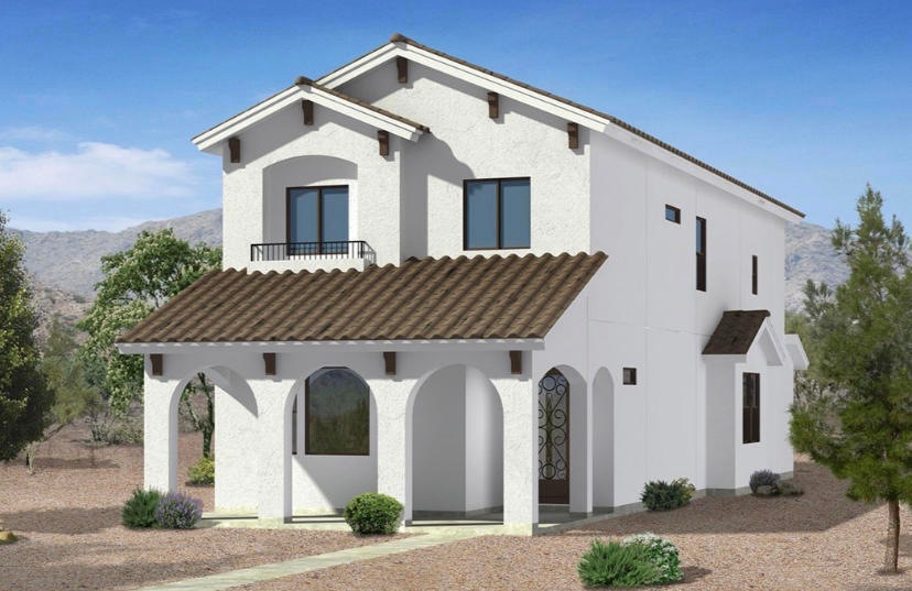 Spanish Mission Elevation