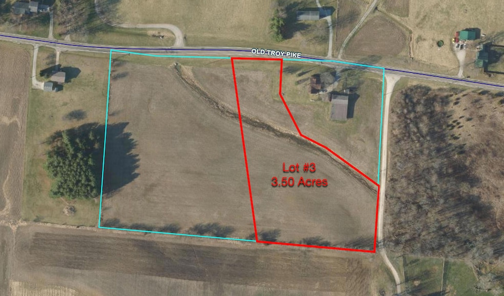 Aerial View of Old Troy Pike Lot 3