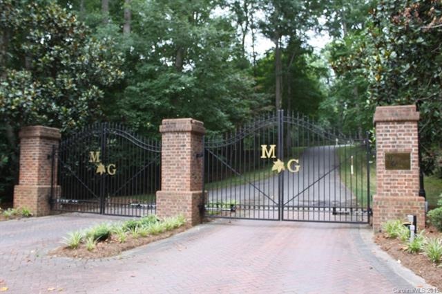 Private, gated entry.