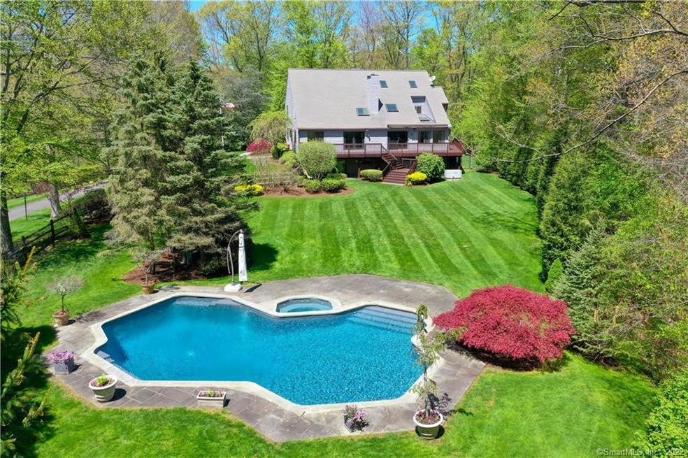 Private Retreat at 193 S. Bald Hill Road, New Cana