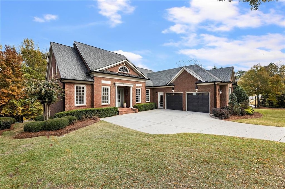 4 sided brick ranch home with finished terrace lev