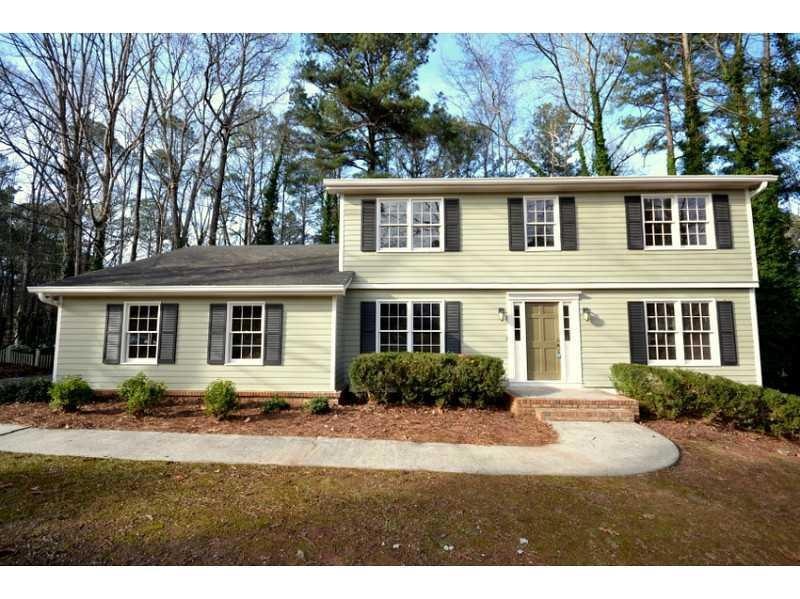 Exterior Front. New Exterior Paint