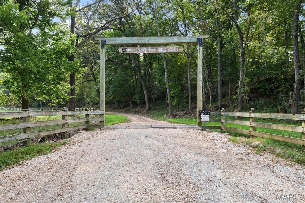 View of street with a wooded view