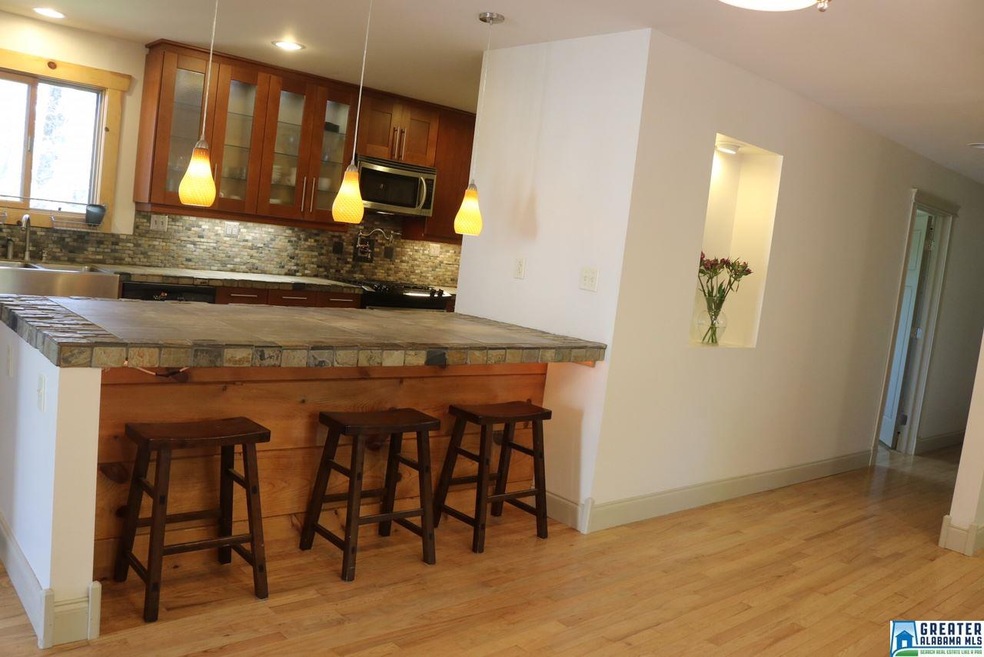 This area is perfect for entertaining and quick me