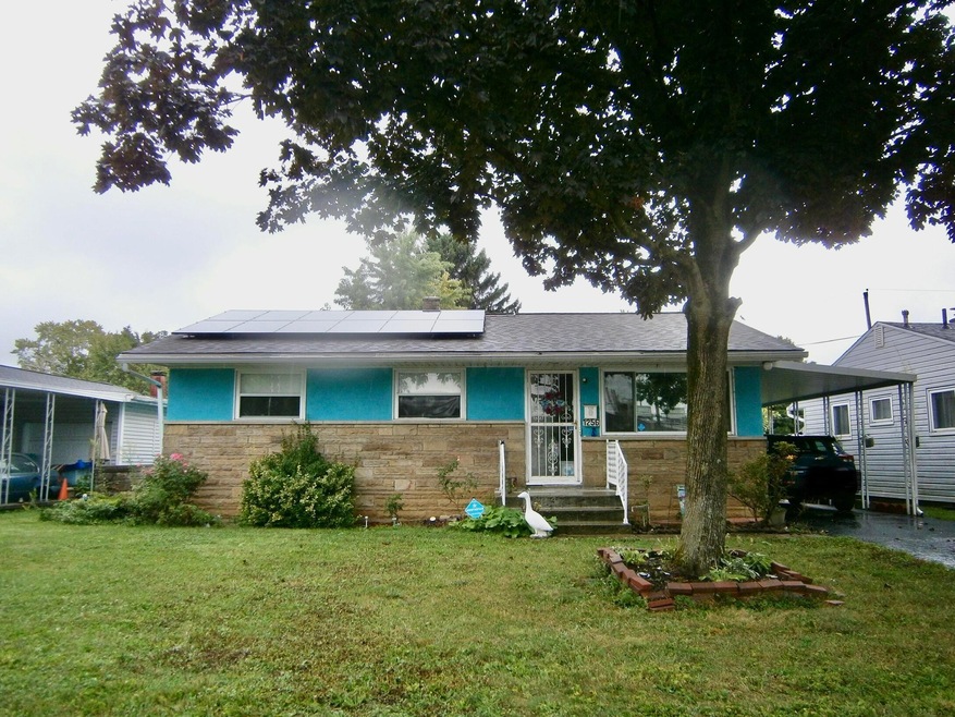 Front with carport