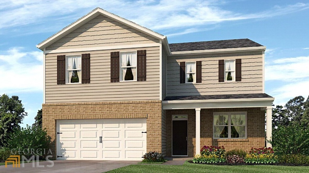 Color Rendering. not actual home. Sample same plan