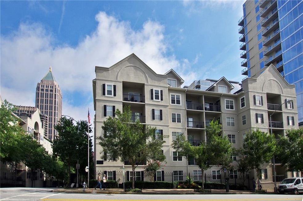 Peachtree Walk Condominiums are tucked away in the