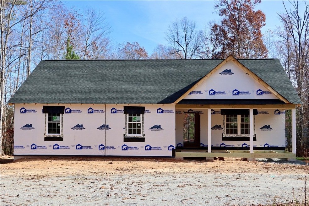 View of property in mid-construction