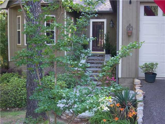 Country charm entrance to beautiful home awaiting 