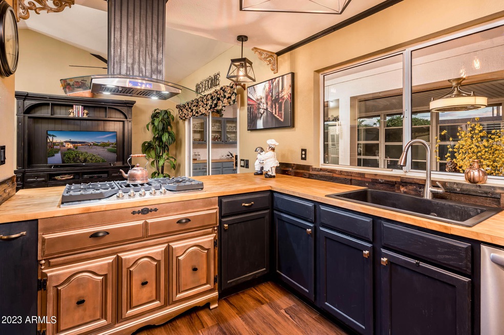 Custom Range with Upgraded Cabinetry