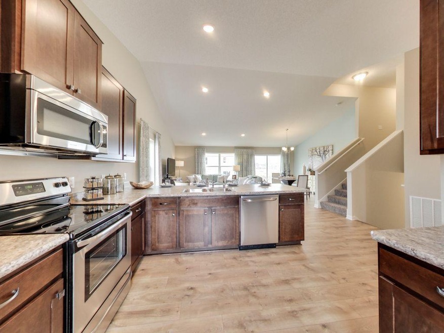 The Bryant has gorgeous shaker style cabinetry in 