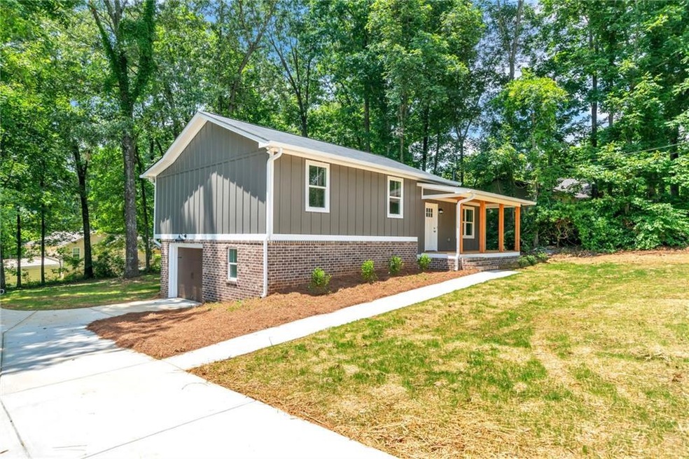View of front featuring brick foundation, new hard