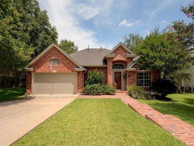 One story gem in Great Hills. Brick pathway welcom