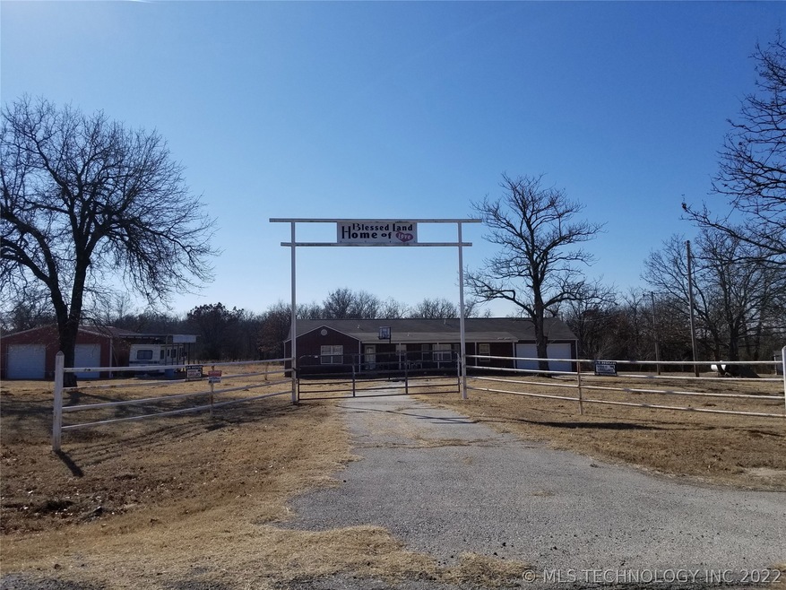 Brick home with large shop on 40 acres.  4 bedroom