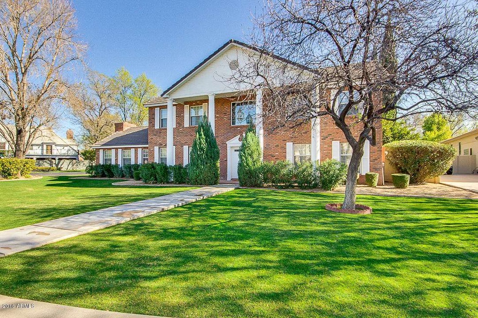 Solid brick colonial