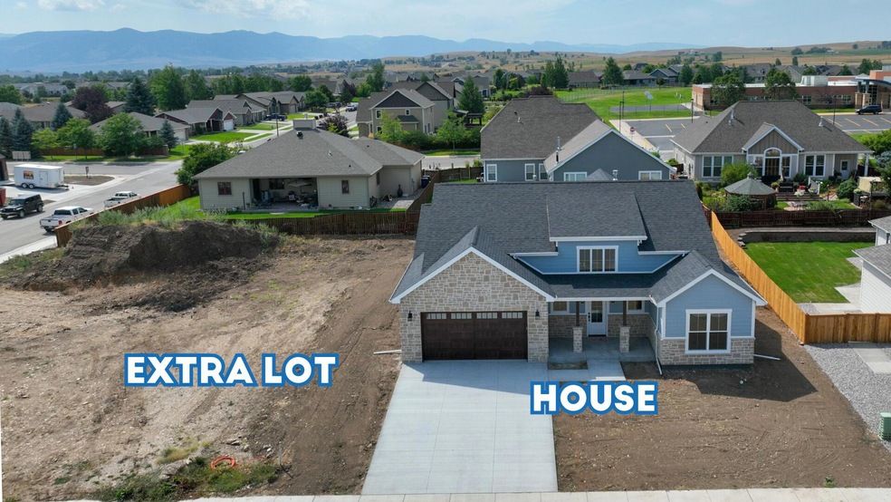Aerial View of House and Lot