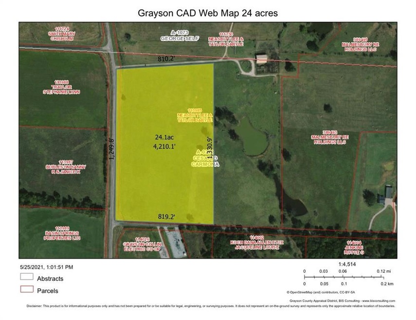 24+- acres NE corner of FM 901 and Arkansas Rd, me