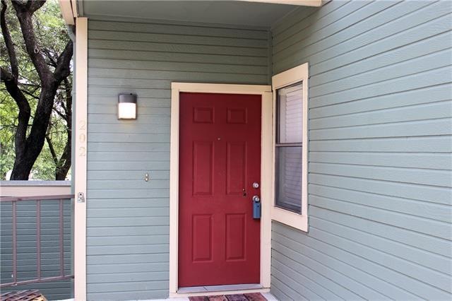 View of front door