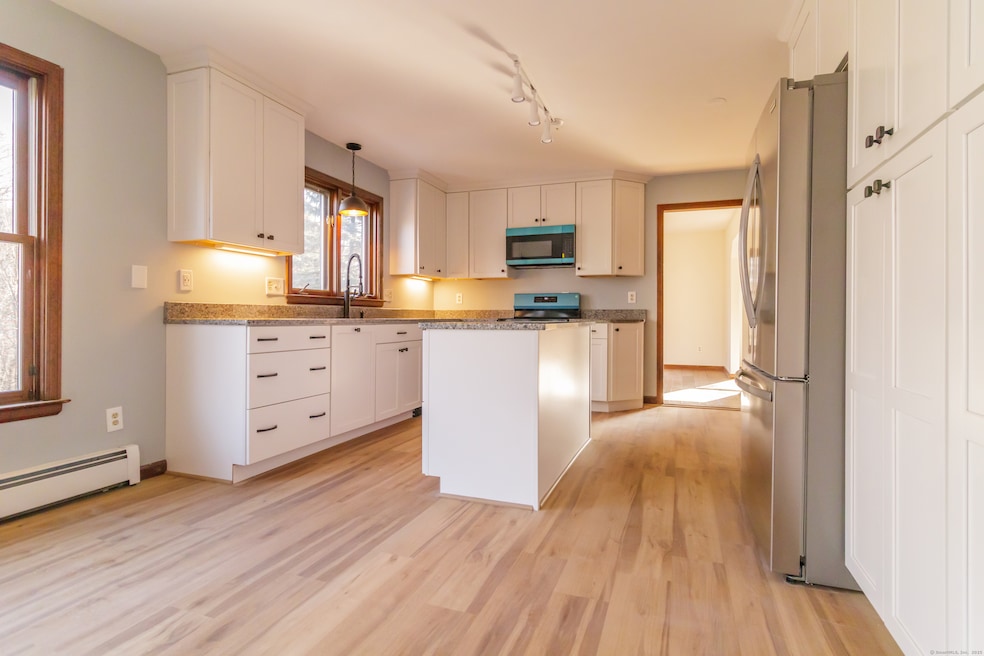New cabinets, new granite counters, new sink, new waterproof flooring