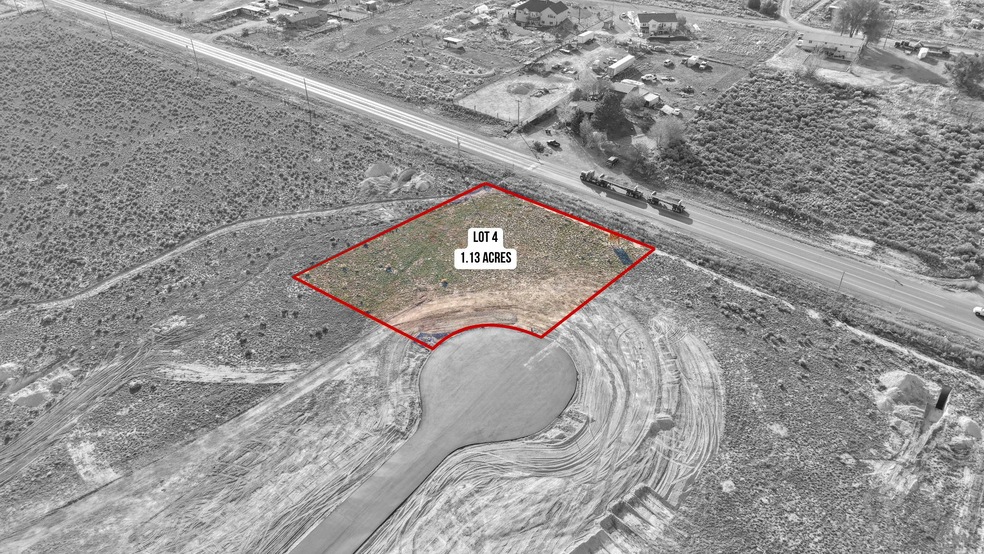 Map / location with property parcel outlined