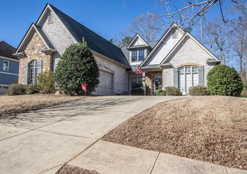 Three sides brick ranch with step less entry.