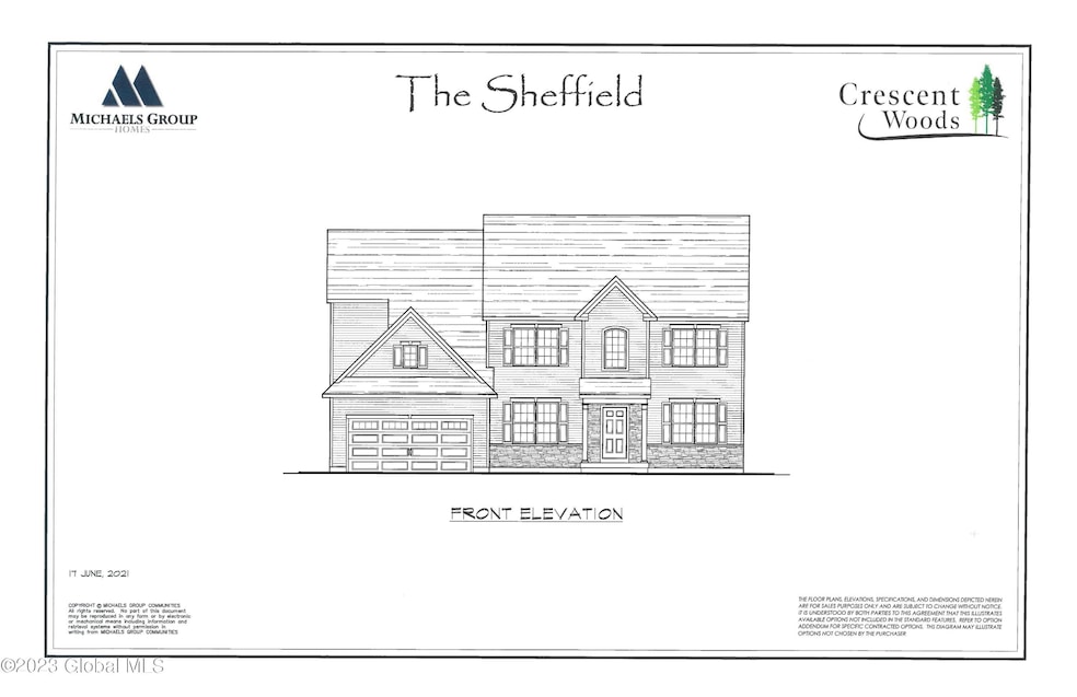 Sheffield Front Elevation