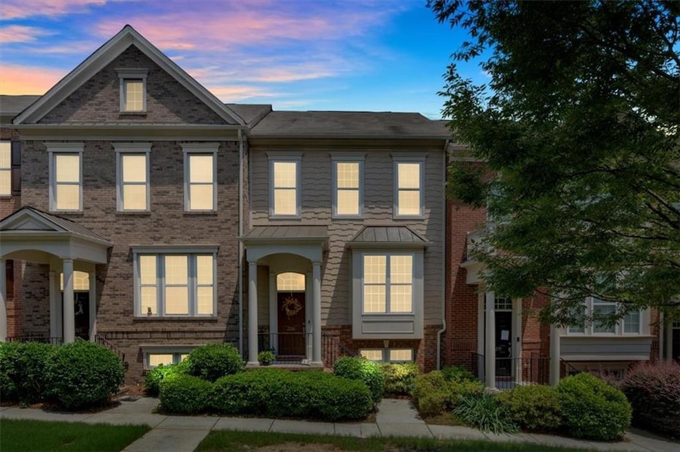 Multi unit property with brick siding