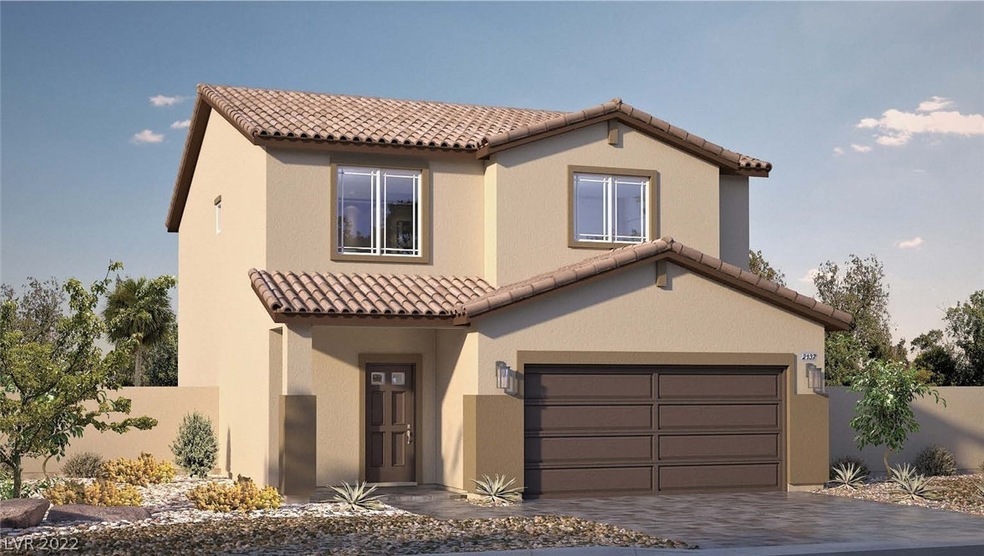 2137 A elevation. Finishes are representational on