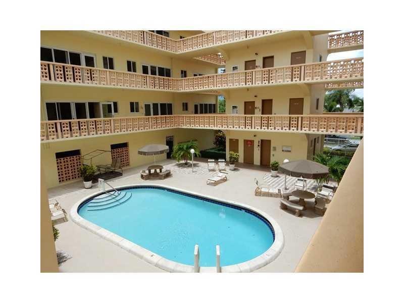 Courtyard pool