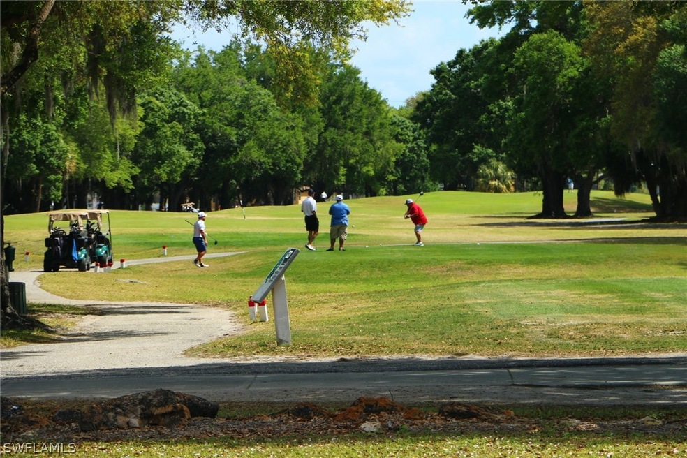 View from back center of the lot, towards the 10th Tee on Coral Oaks Golf Course.