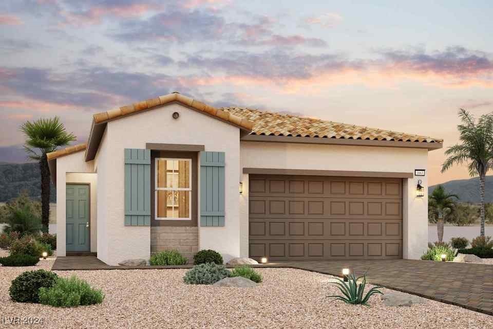 Plan 1663 - Spanish Modern Elevation ~ Rendering ~