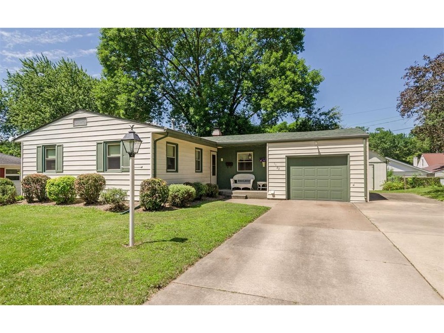 One stall attached garage w/concrete parking pad, 