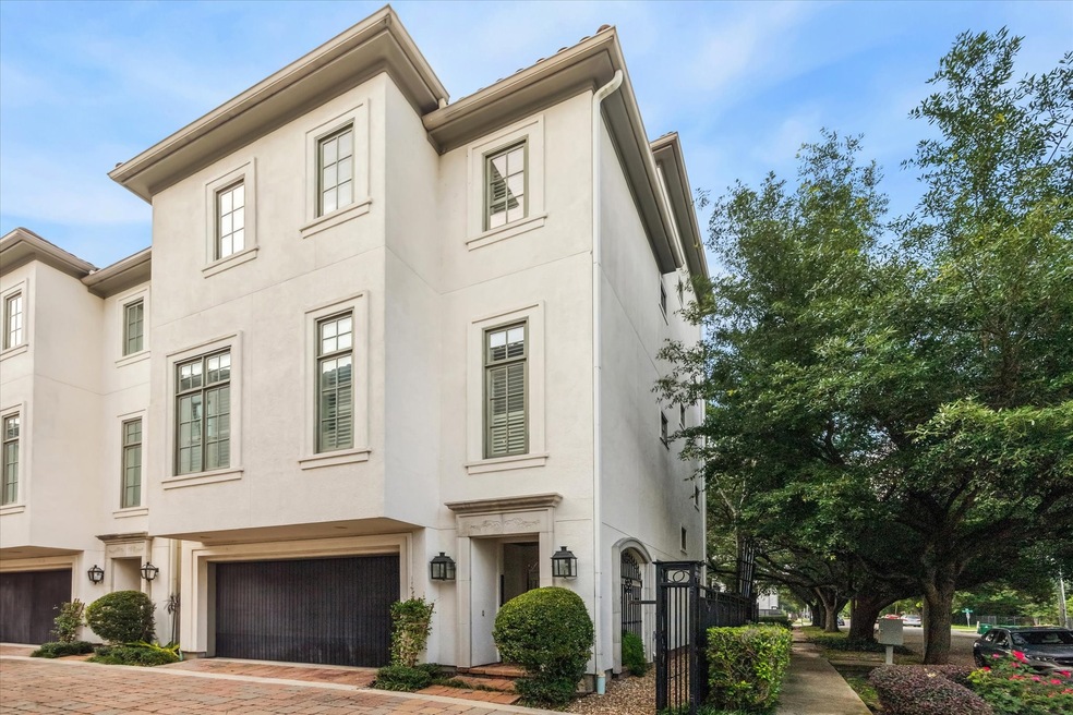 4810 Austin #A, a corner unit in a gated enclave