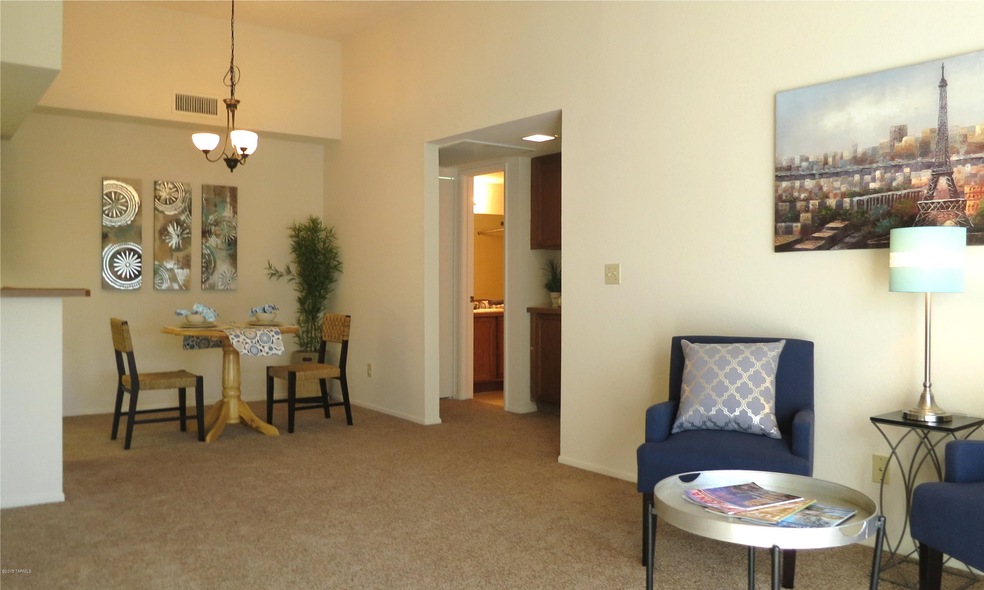 Living and Dining room areas