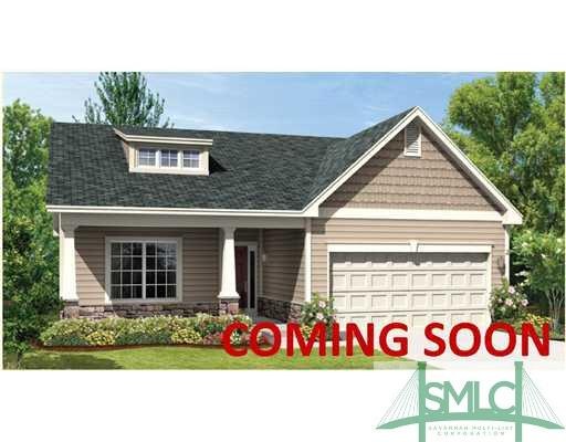 Exterior Front. Artist rendering only. Home not be