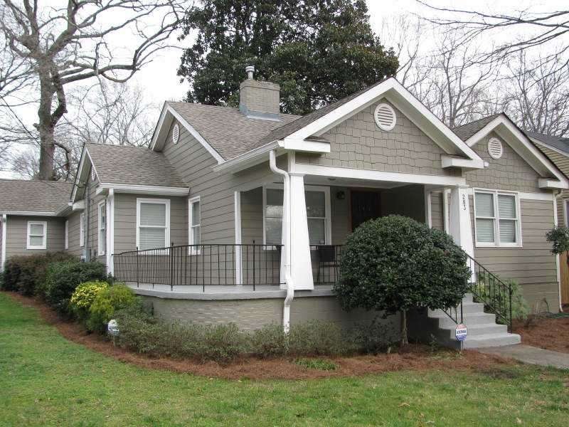 Exterior Front. Complete renovation on a large cor