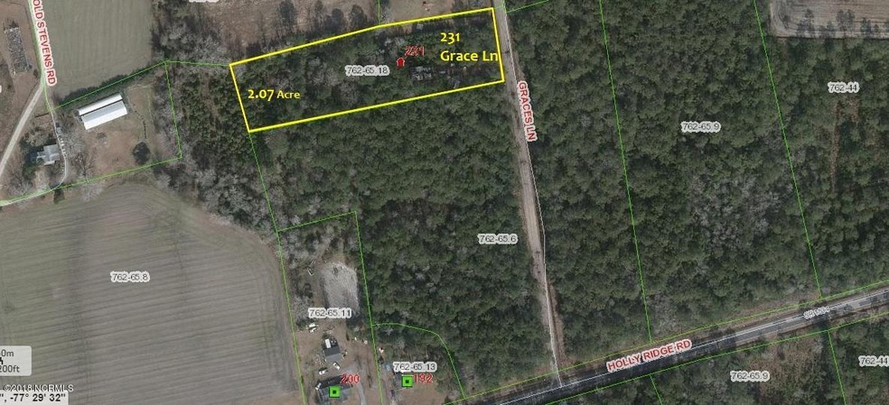 Aerial View of Property