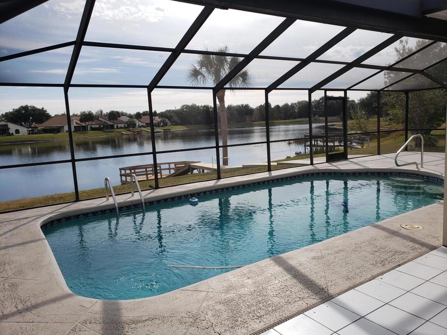 Abington Way pool and lake view