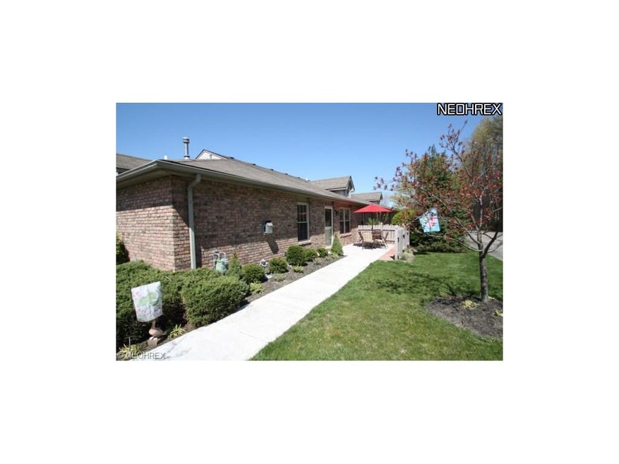 Front view - private patio