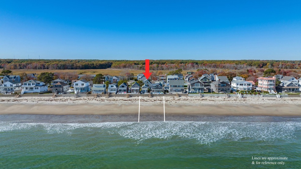 50' Oceanfront with Beach Rights to Private Moody Beach