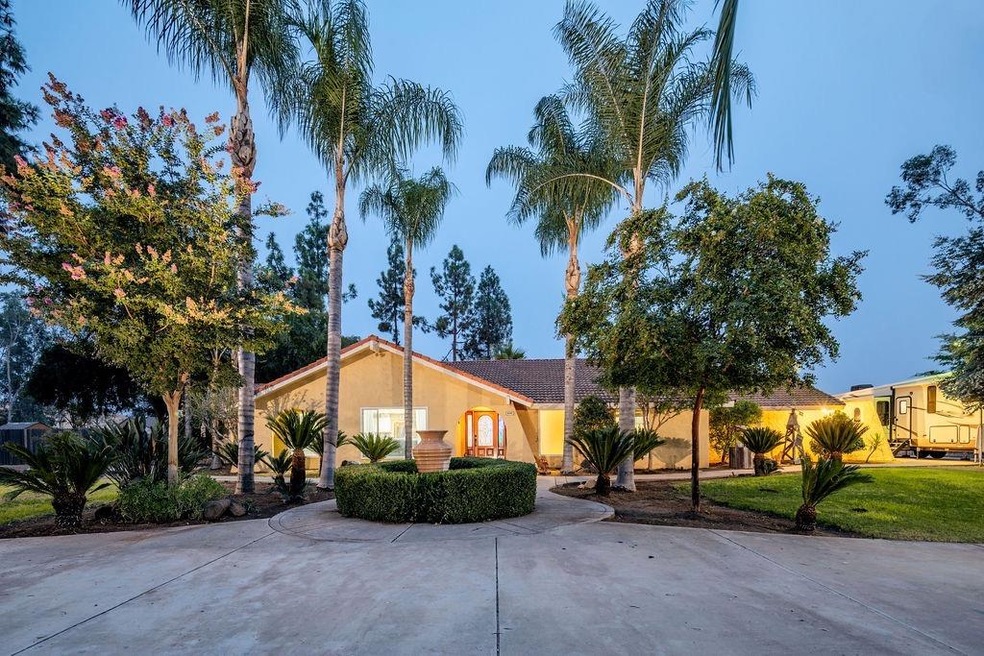Front of home from circular driveway