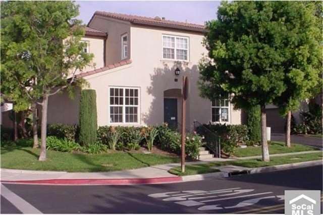 Corner lot location. Detached home with privacy. v