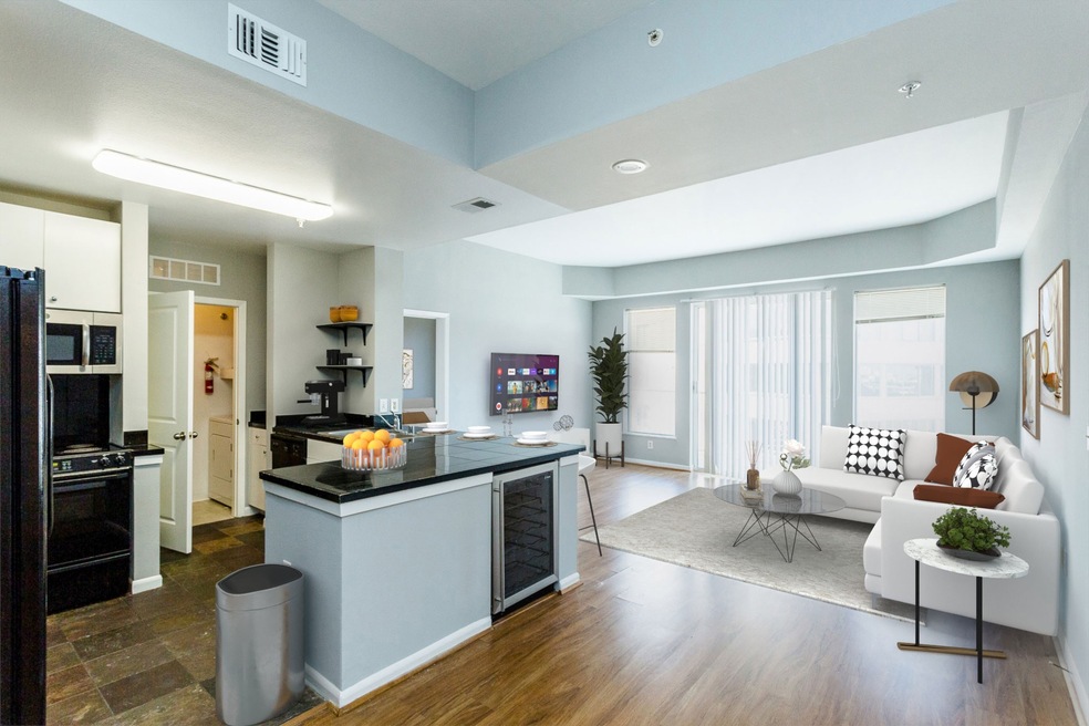 Beautiful and spacious living room. Virtually stag