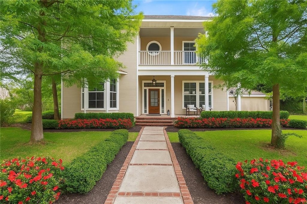 Front landscaping enhanced