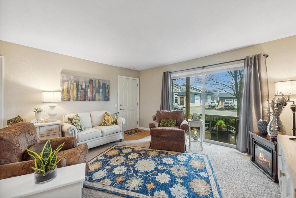 Living Room w/Sliding Door to Patio