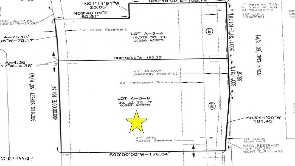 Plat - 2822 Bonin Rd - Teddy