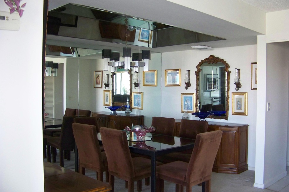 Mirrored Dining Room