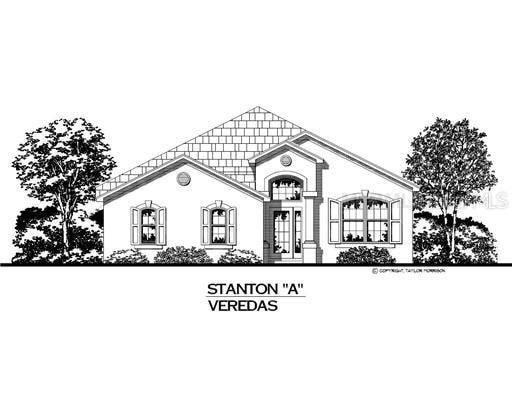 Exterior Front - Rendering of home.